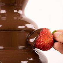 Nostalgia 4-Tier 2lb Stainless Steel Chocolate Fondue Fountain