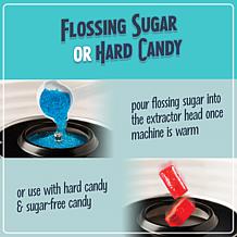 Nostalgia Classic Hard and Sugar-Free Candy Cotton Candy Maker - Aqua