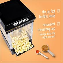 Nostalgia KPM220BK Vintage 2.5-oz Tabletop Kettle Popcorn Maker, Black