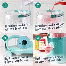 Nostalgia MSB1AQ 1-Gallon Margarita and Slush Machine, Aqua