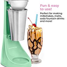 Nostalgia NMLKS100JG Two-Speed Electric Milkshake Maker