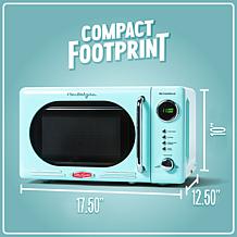 Nostalgia NRMO7AQ6A Retro 0.7 CuFt 700-Watt Countertop Microwave, Aqua