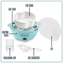 Nostalgia Retro Premium 7-Egg Cooker in Aqua