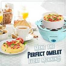 Nostalgia Retro Premium 7-Egg Cooker in Aqua