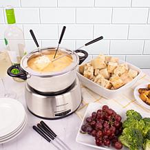 Nostalgia Stainless Steel Electric Fondue Pot