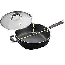 Not A Square Pan 12"/5qt Nonstick Chicken Fryer with Cover