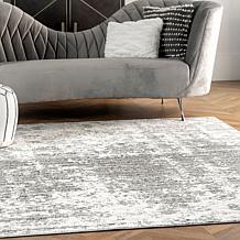 nuLOOM 2' 5" x 9' 5" Grey Deedra Modern Abstract Area Rug