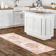 nuLOOM 2' 6" x 6' Harriet Vintage Medallion Fringe Area Rug