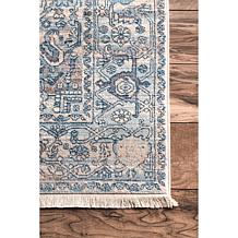 nuLOOM 2' 6" x 6' Harriet Vintage Medallion Fringe Area Rug