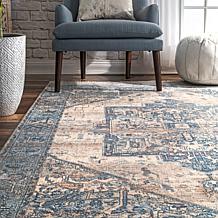 nuLOOM 2' 6" x 6' Harriet Vintage Medallion Fringe Area Rug