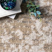 nuLOOM 2' 8" x 8' Beige Deedra Modern Abstract Area Rug