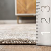nuLOOM 2' 8" x 8' Beige Deedra Modern Abstract Area Rug