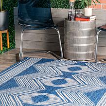 nuLOOM 3' 6" x 5' Ranya Tribal Indoor/Outdoor Area Rug