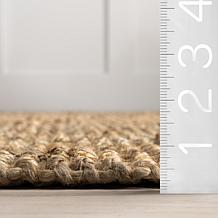 nuLOOM 3' x 5' Daniela Farmhouse Chunky Jute Area Rug