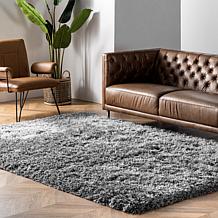nuLOOM 3' x 5' Gray Kristan Modern Shag Area Rug