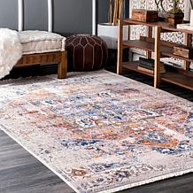 nuLOOM 3' x 5' Harriet Vintage Medallion Fringe Area Rug