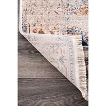 nuLOOM 3' x 5' Harriet Vintage Medallion Fringe Area Rug