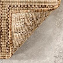 nuLOOM 4' x 6' Asha Simple Border Indoor/Outdoor Area Rug