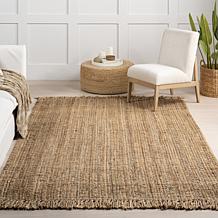 nuLOOM 4' x 6'Daniela Farmhouse Chunky Jute Area Rug
