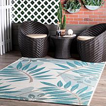 nuLOOM 5' 3" x 7' 6" Outdoor Trudy Area Rug -