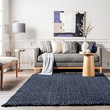 nuLOOM 5' x 7'6" Daniela Farmhouse Chunky Jute Area Rug