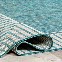 nuLOOM 5' x 8' Asha Simple Border Indoor/Outdoor Area Rug