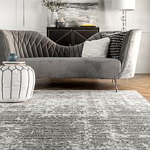nuLOOM 5' x 8' Grey Deedra Modern Abstract Area Rug 