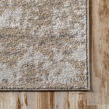 nuLOOM 6' 7" x 9' Beige Deedra Modern Abstract Area Rug 