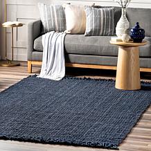 nuLOOM 6' x 9' Daniela Farmhouse Chunky Jute Area Rug