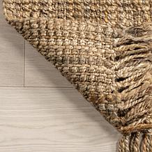 nuLOOM 6' x 9' Daniela Farmhouse Chunky Jute Area Rug 