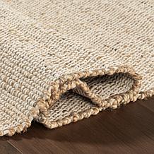 nuLOOM 6' x 9' Elfriede Farmhouse Jute Blend Area Rug 