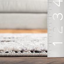 nuLOOM 7' 10" x 10' 10" Ansley Moroccan Lattice Tassel Area Rug