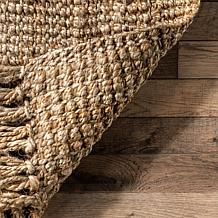 nuLOOM 7' 6" x 10' 6" Daniela Farmhouse Chunky Jute Area Rug