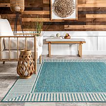 nuLOOM 8' x 10' Asha Simple Border Indoor/Outdoor Area Rug