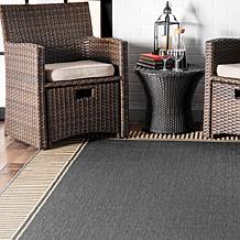 nuLOOM 8' x 10' Asha Simple Border Indoor/Outdoor Area Rug