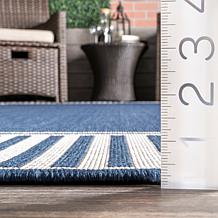 nuLOOM 8' x 10' Asha Simple Border Indoor/Outdoor Area Rug