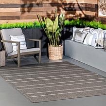 nuLOOM Alaina 4' x 6' Indoor/Outdoor Striped Area Rug
