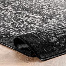 nuLOOM Arlena Vintage Traditional Area Rug 3' x 5' Black