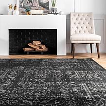 nuLOOM Arlena Vintage Traditional Area Rug 3' x 5' Black