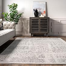 nuLOOM Arlena Vintage Traditional Area Rug 6' 7" x 9' Gray