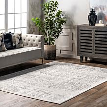 nuLOOM Arlena Vintage Traditional Area Rug 7' 6" x 9' 6" Gray