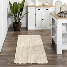 nuLOOM Ashli Solid Farmhouse Jute 2' 6" x 6' Area Rug