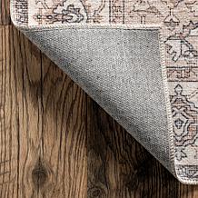 nuLOOM Brielle Machine Washable Vintage Medallion 8' x 10' Area Rug 