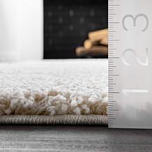 nuLOOM Carolyn Modern Shag Area Rug - 2' 6" x 6' Cream