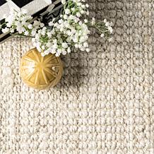 nuLOOM Daniela Farmhouse Chunky Jute Area Rug - 7'6" x 10'6" Off White