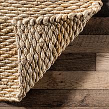 nuLOOM Hailey 8' x 10' Hand Woven Jute Area Rug 