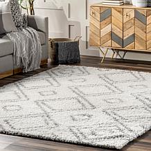 nuLOOM Iola Geometric Shag 5' 3" x 7' 6" Area Rug 