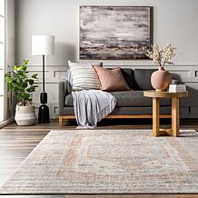 nuLOOM Jacquie Vintage Floral Area Rug - 3' x 5' Silver