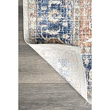 nuLOOM Jacquie Vintage Floral Area Rug - 4' x 6' Blue