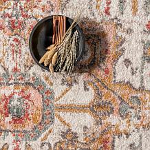 nuLOOM Justine Vintage Medallion 3' x 5' Area Rug